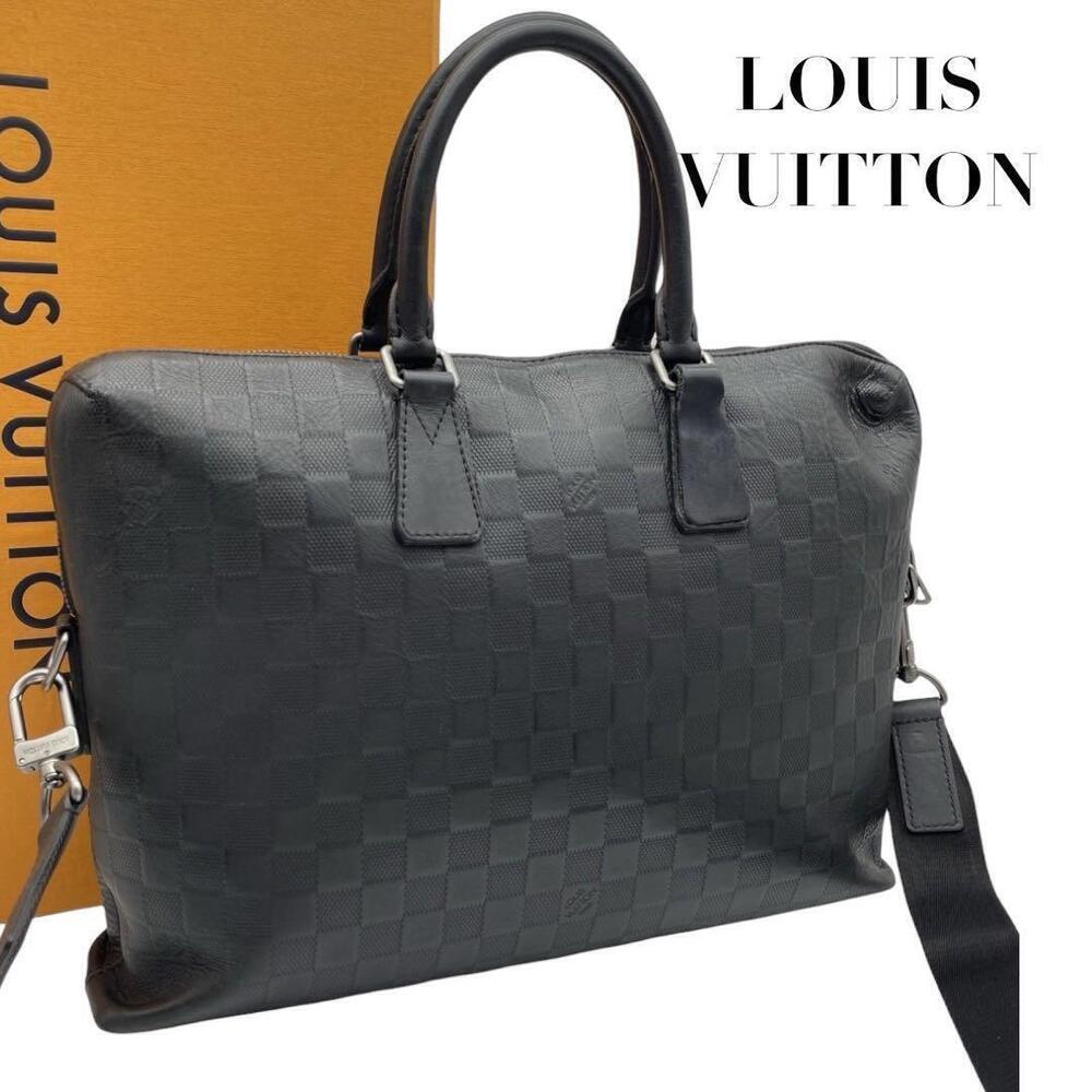 Louis Vuitton Damier Infini Business Bag Black
